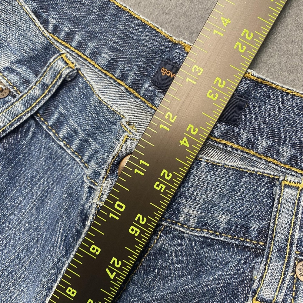 Agave Waterman Jeans Mens 38x28 Blue Relaxed Straight Denim Medium Wash Pants - Picture 13 of 14